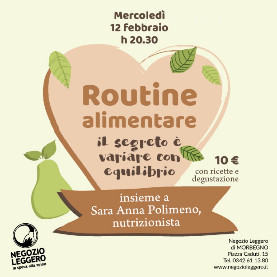 MORBEGNO—routin-alimentare—invito