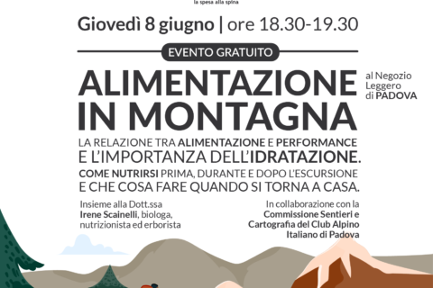 PADOVA alimentazione in montagna SITO