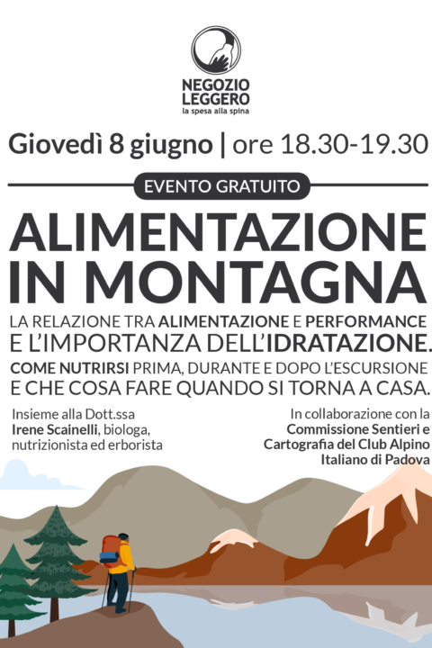 PADOVA alimentazione in montagna SITO