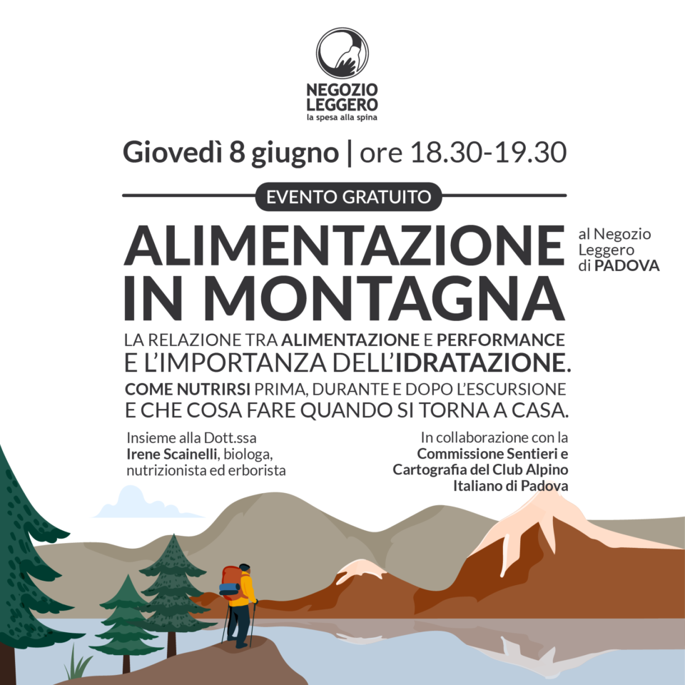 PADOVA alimentazione in montagna SITO