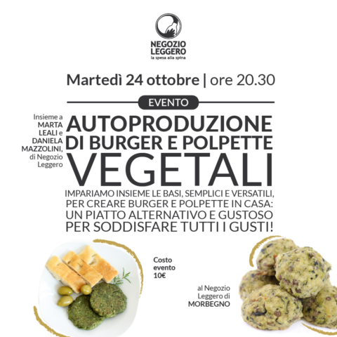 MORBEGNO – autuproduzione burger e polpette veg-SITO