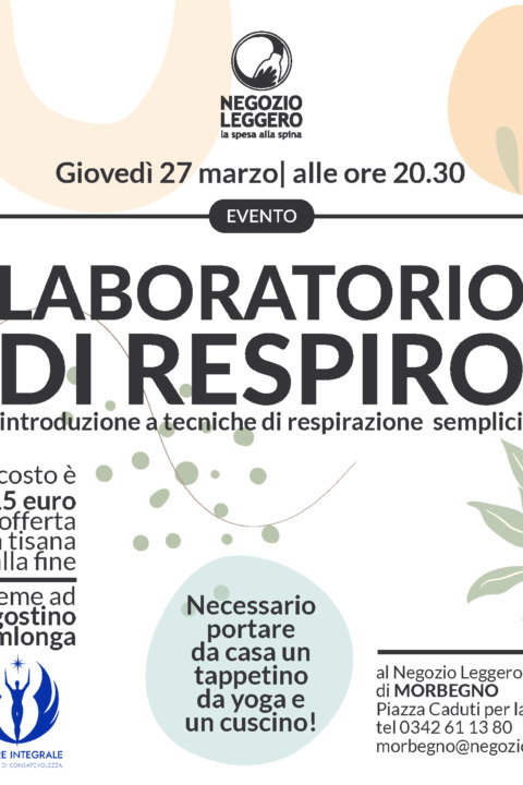 MORBEGNO – laboratorio di respiro SITO