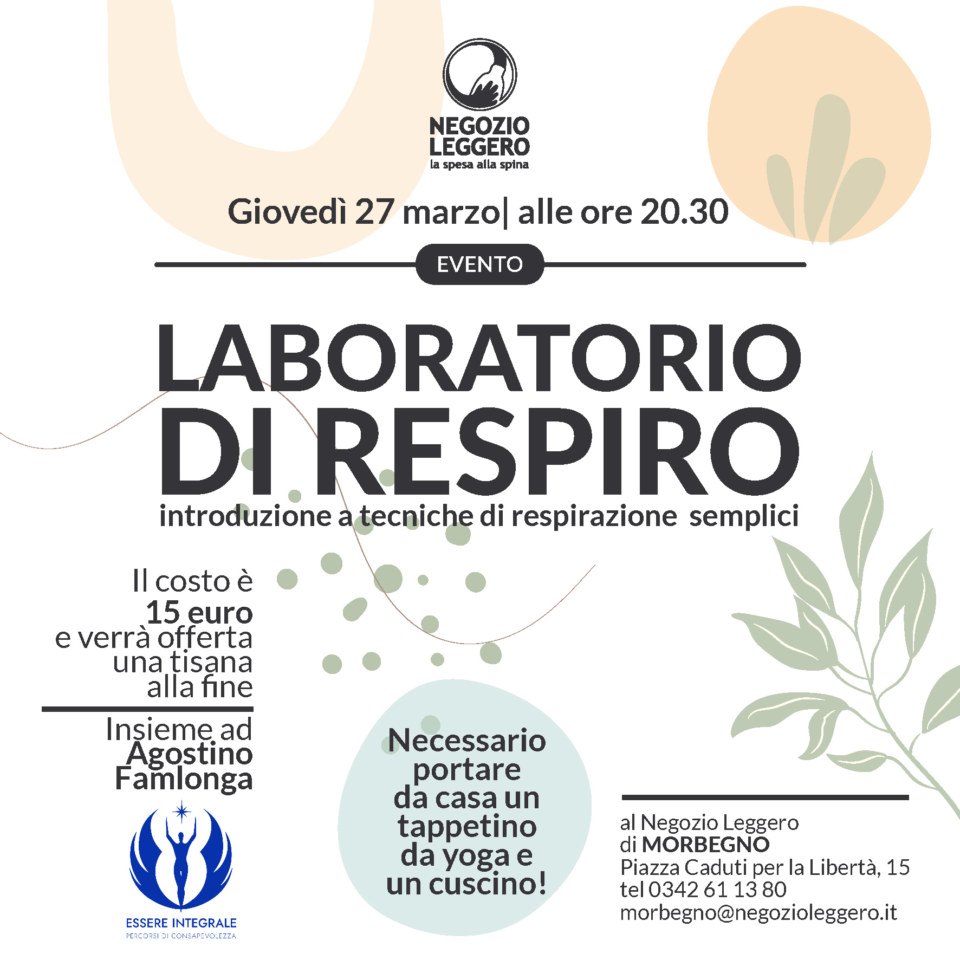 MORBEGNO – laboratorio di respiro SITO